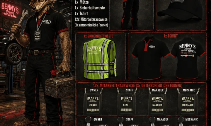 Benny´s Pack [DLC Clothes] / [M]