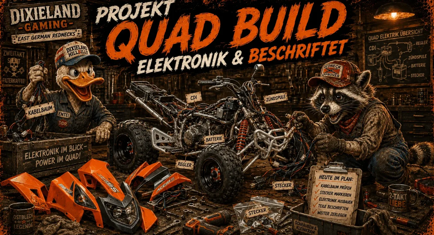 Projekt "QUAD BUILD" Elektronik & Beschriftet!